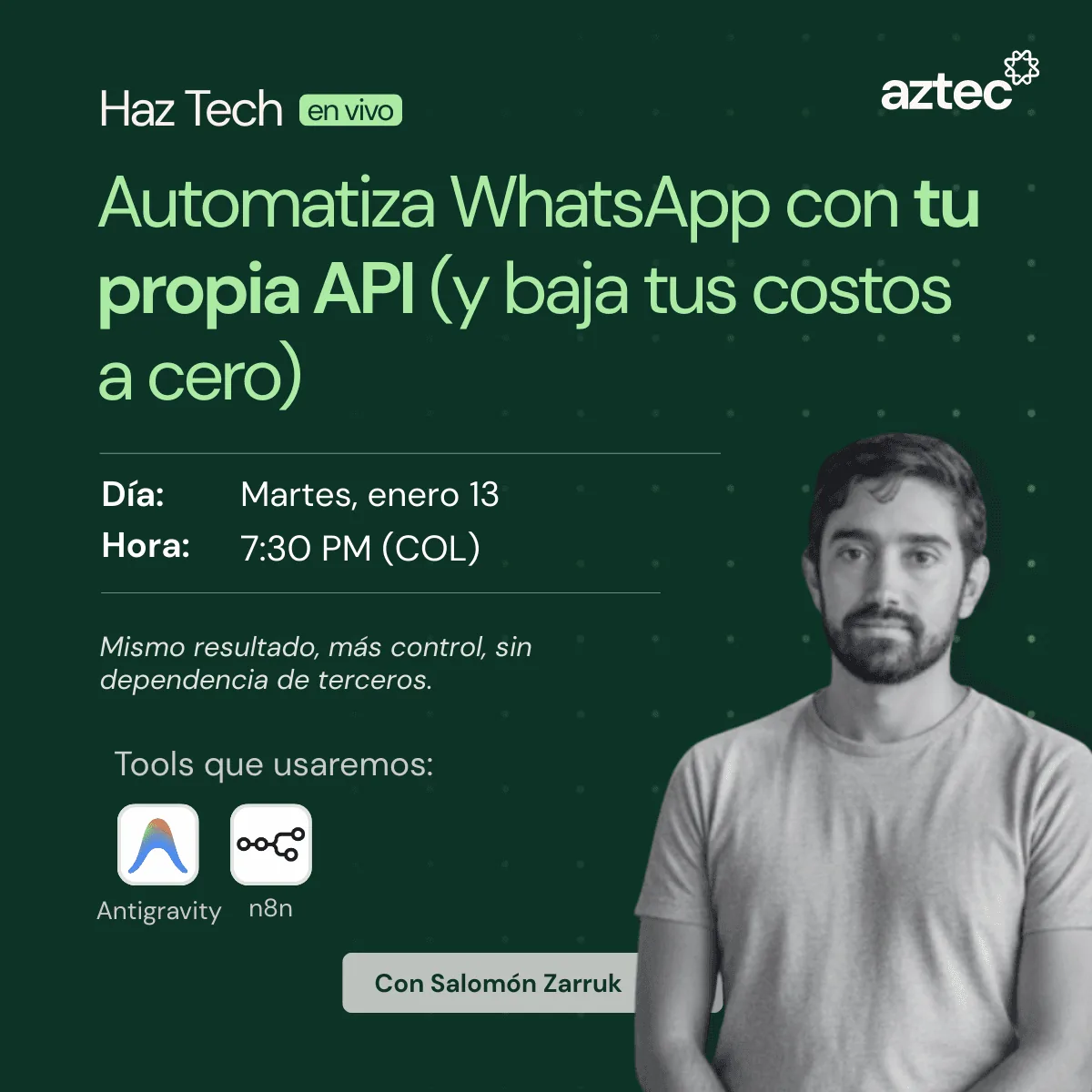 Automatiza WhatsApp con tu propia API (y baja tus costos a cero)